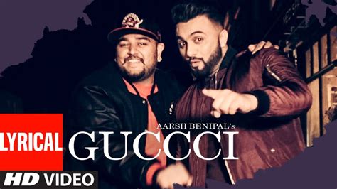 gucci by aarsh benipal mr jatt|aarsh benipal latest song.